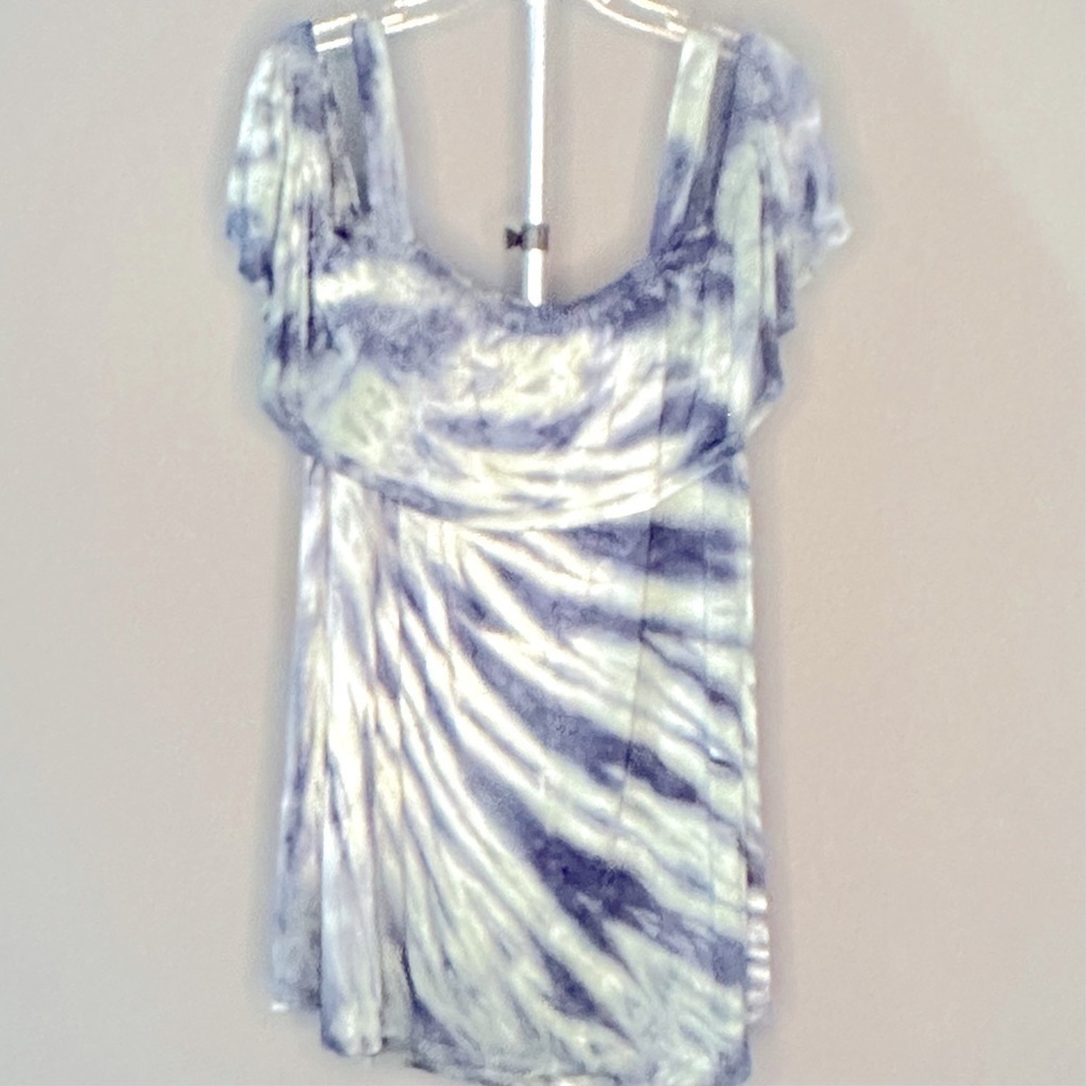 Lane Bryant Cold Shoulder Ruffle Top - Picture 3 of 7